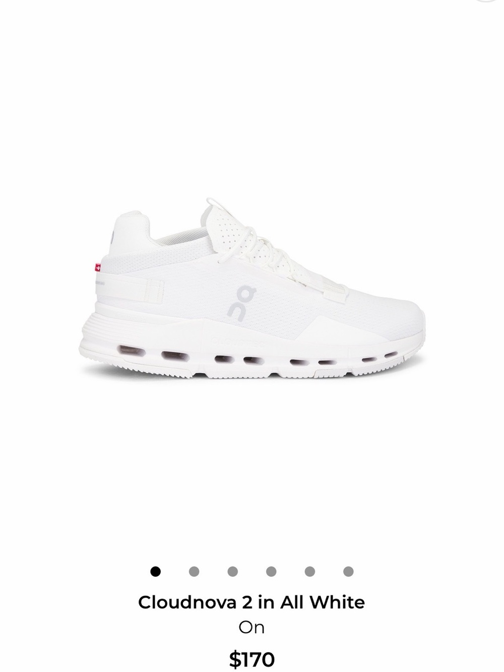 On Running Cloudnova / Cloudswift Cream Sneakers Women’s Size 8